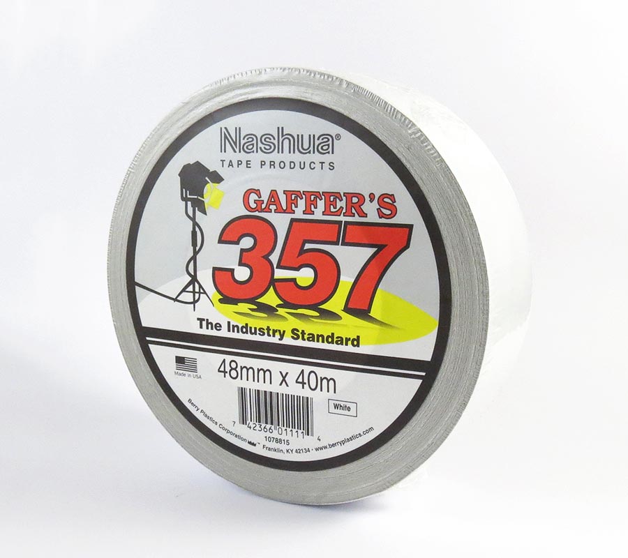 NASHUA 357 Gaffer Tape 40mm x 40m White-1