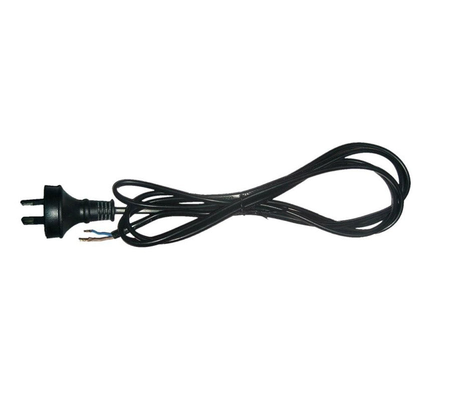GENERIC Flex and Plug AU 2-pin Black 1.2m Bare Wire-1
