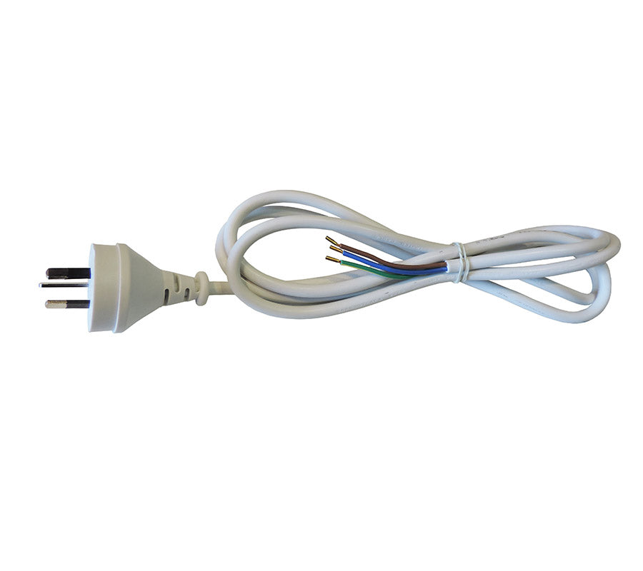 GENERIC Flex and Plug AU 3-pin White 2m Bare Wire