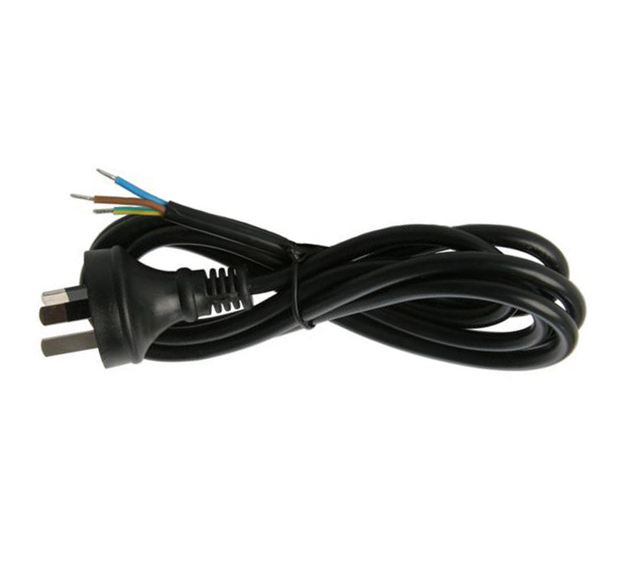 GENERIC Flex and Plug AU 3-pin Black 2m Bare Wire