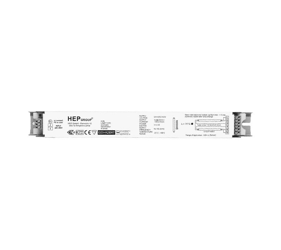 HEP Electronic Ballast 2x14-39W T5
