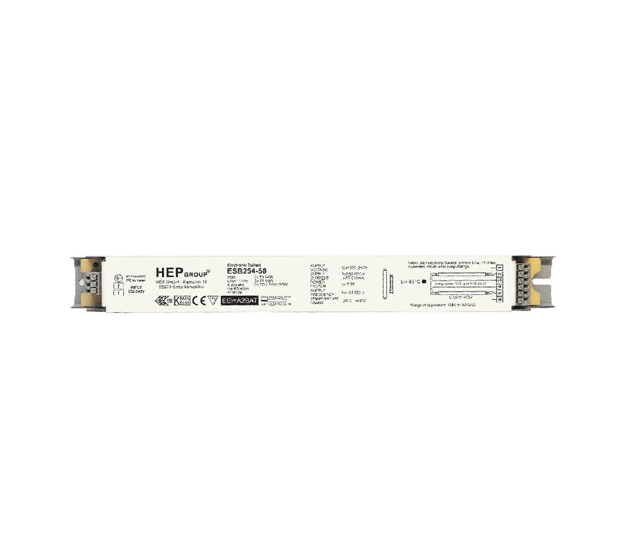 HEP Electronic Ballast 2x54-58W T5 T8 PLL