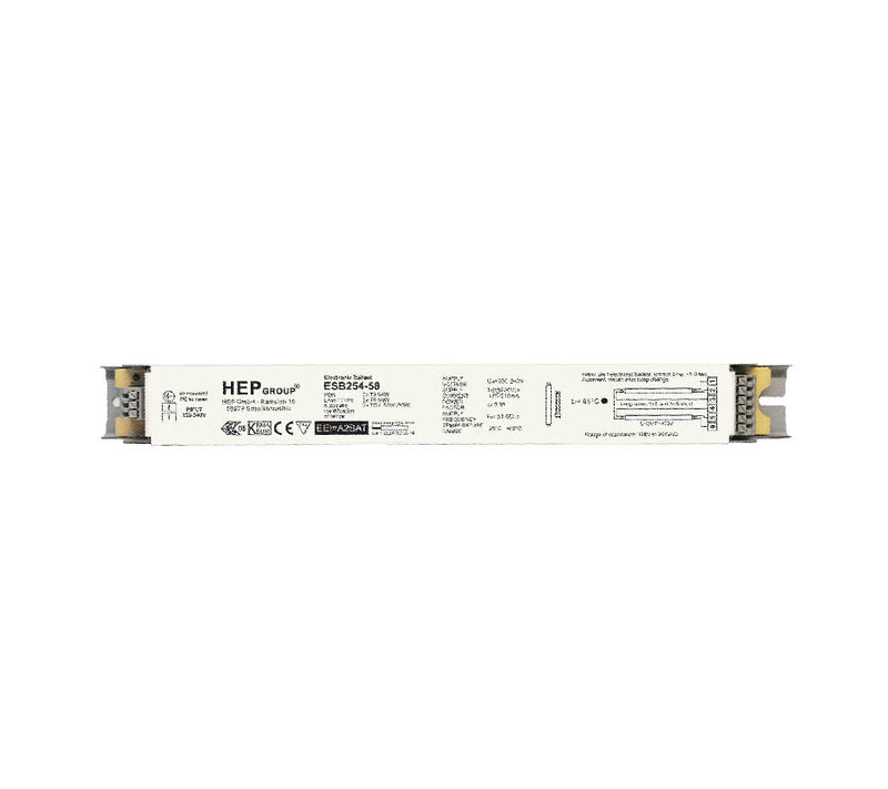 HEP Electronic Ballast 2x54-58W T5 T8 PLL-1