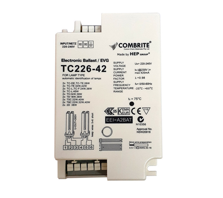 HEP Electronic Ballast 2x26-42W PLC PLT PLL T5 T8-1
