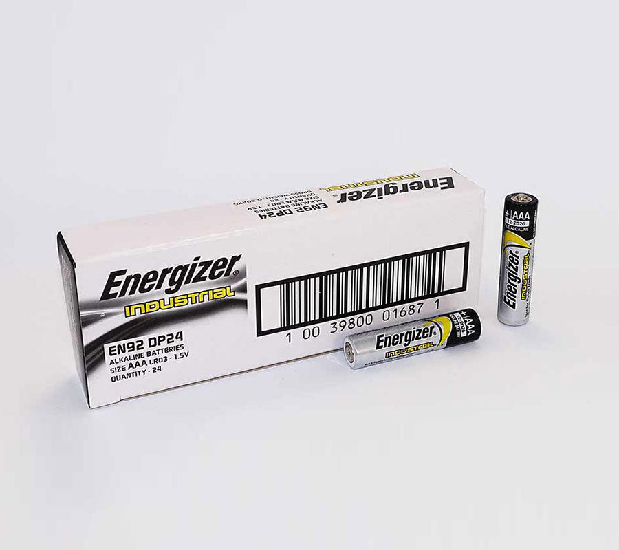 BOX OF 24 Energizer Industrial Alkaline AAA-1