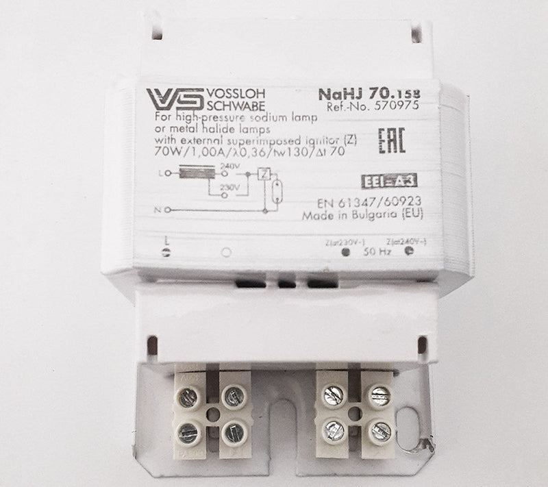 VOSSLOH SCHWABE Ballast HPS/MH 70W-2