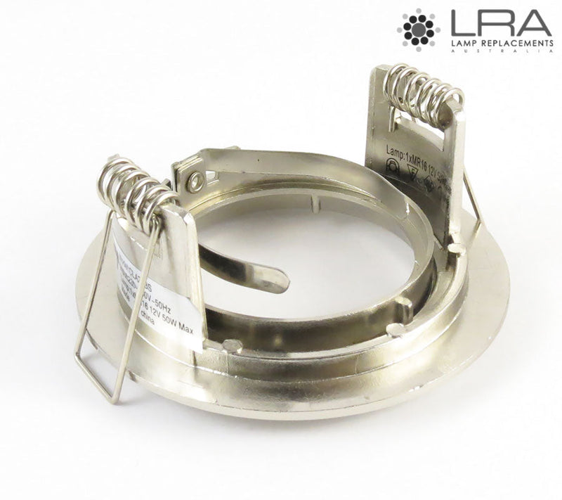 GENERIC Chrome 12V MR16 Downlight Fixed Gimble 70mm Ř-2