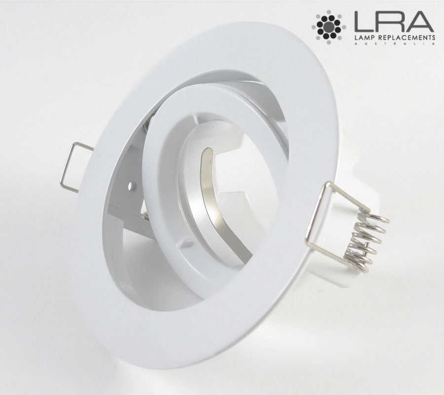 GENERIC White 12V MR16 Downlight Adjustable Gimble 90mm Ř