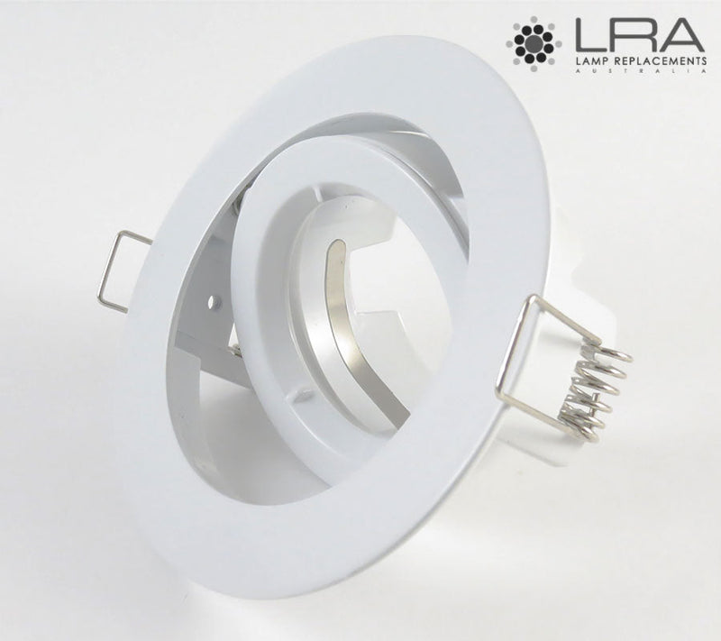 GENERIC White 12V MR16 Downlight Adjustable Gimble 90mm Ř-2