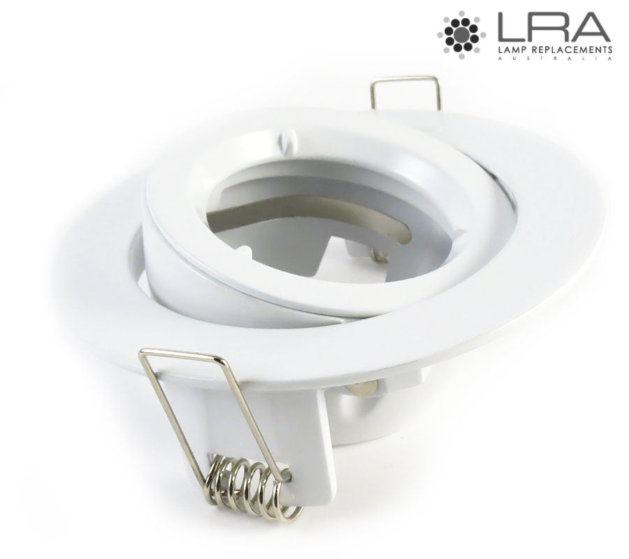 GENERIC White 12V MR16 Downlight Adjustable Gimble 90mm Ř