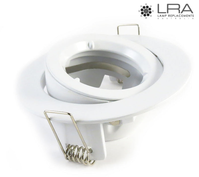 GENERIC White 12V MR16 Downlight Adjustable Gimble 90mm Ř-1