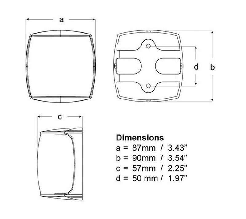 HELLA 2NM LED Green Navigation 9-33V IP67-3