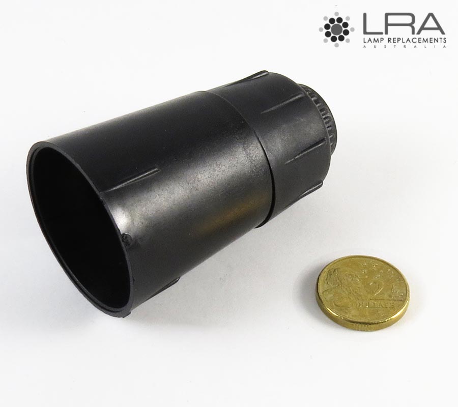 Lamp Holder B22 Bakelite Black 10mm Entry-4
