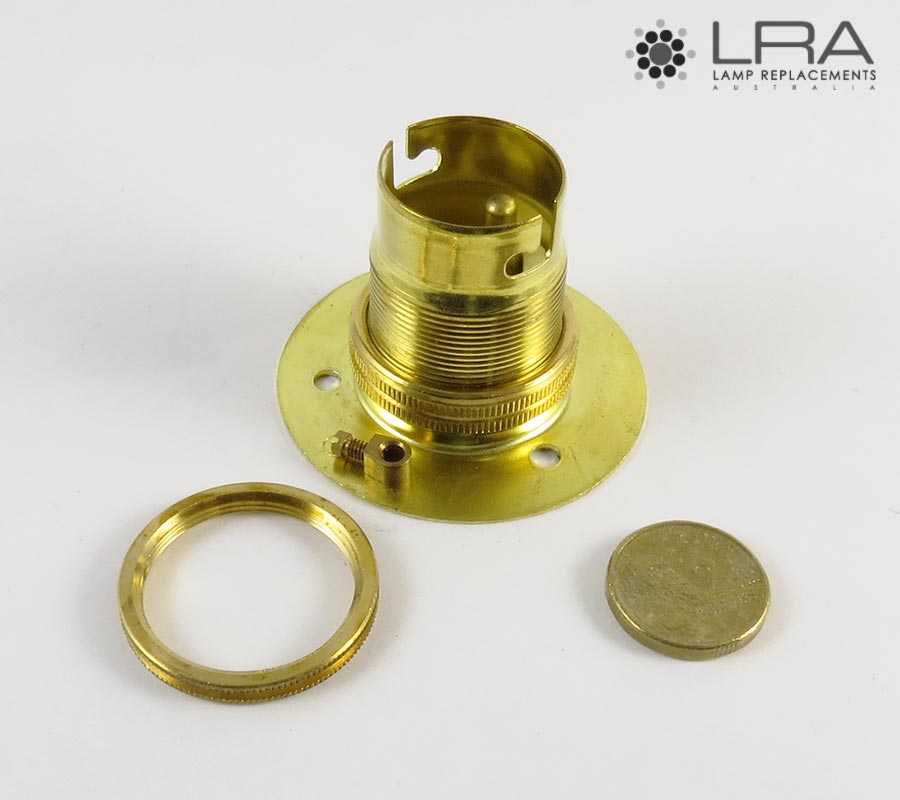 Lamp Holder B22 Brass Batten-2