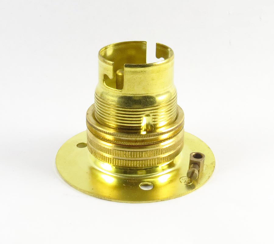 Lamp Holder B22 Brass Batten