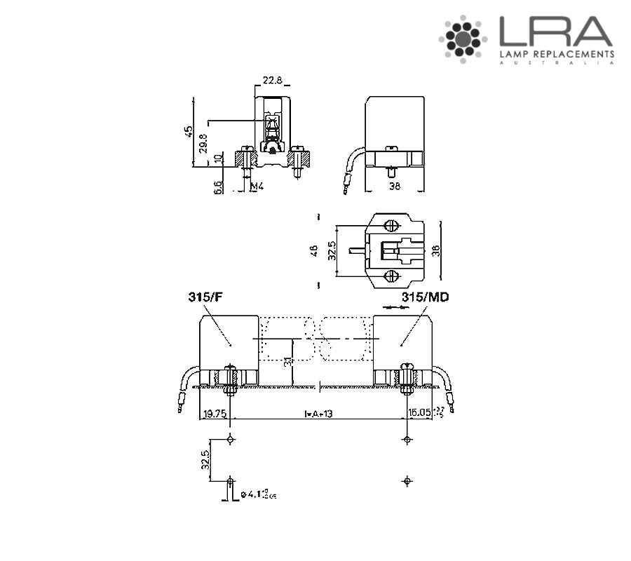 GENERIC Lamp Holder Fc2 315/F-4