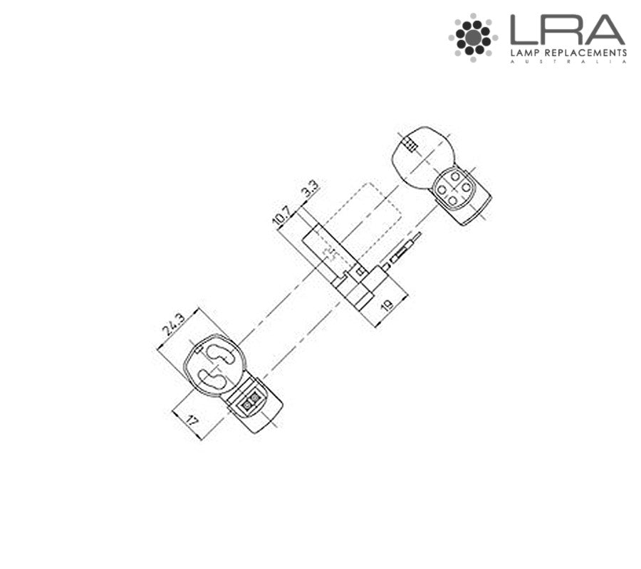 GENERIC Lamp Holder Circular Fluorescent G10q 189 Starter