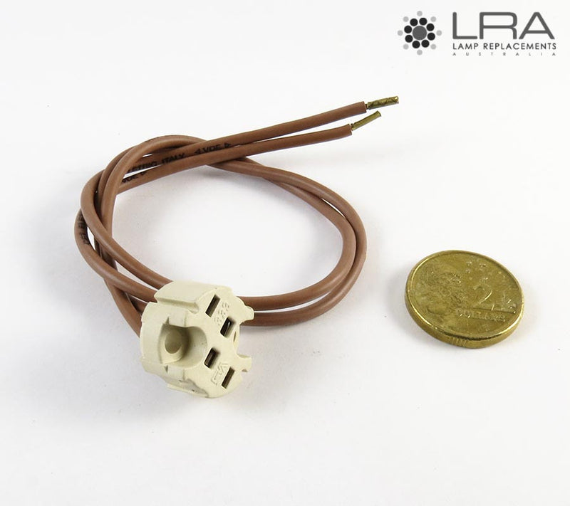 GENERIC Lamp Holder Bi-Pin G4 G5.3 G6.35 250mm leads-2