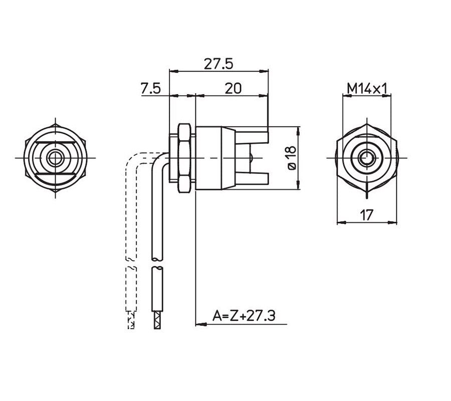 AAG STUCCHI Lamp Holder R7s 5120/SV