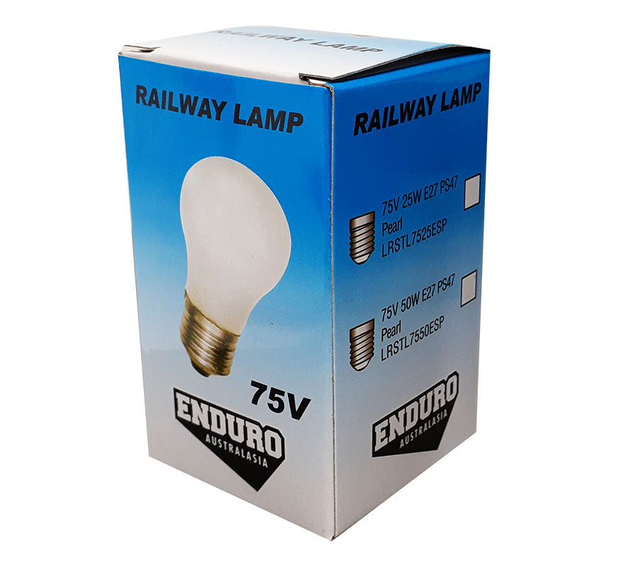 ENDURO Railway Train Lamp 75V 25W E27 Pearl PS47