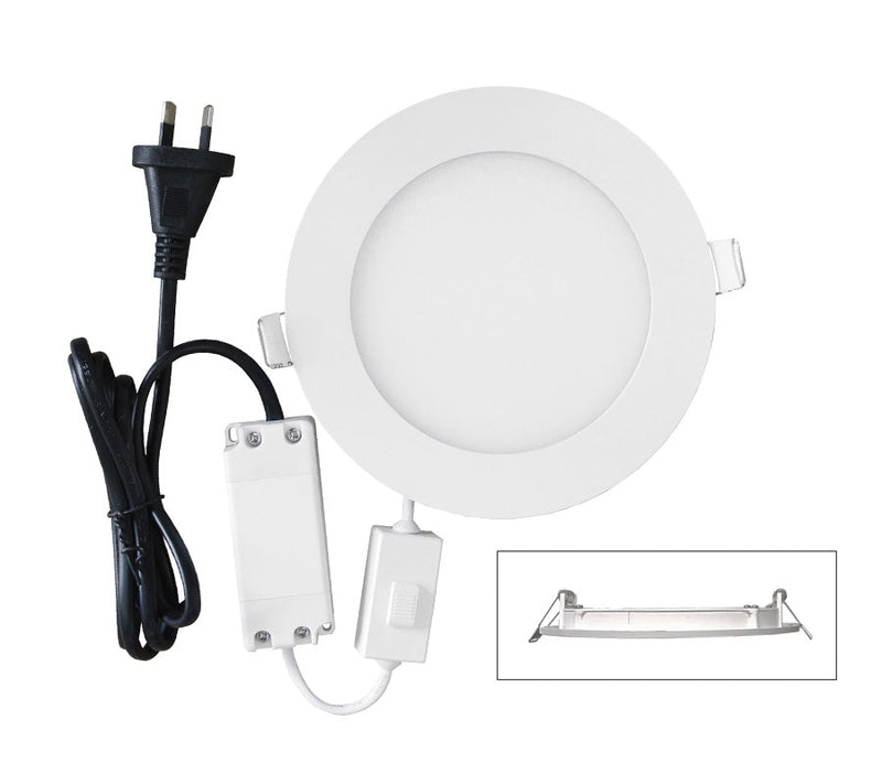 CLA LED Downlight Ultra Slim 9W Tri-Colour White SLICKTRI1R-1