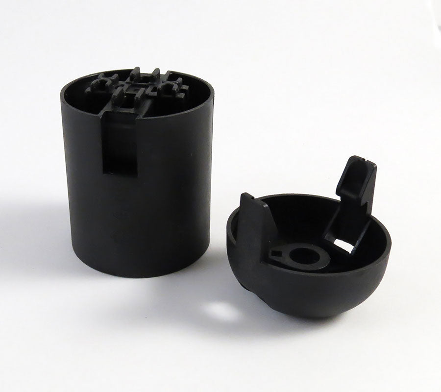 Lamp Holder E27 Bakelite Black-3