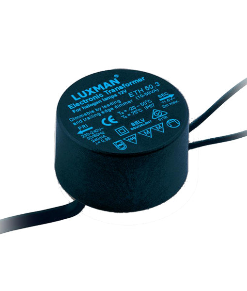 CLA LUXMAN Electronic Transformer 12V 10-50W IP65 Waterproof-1