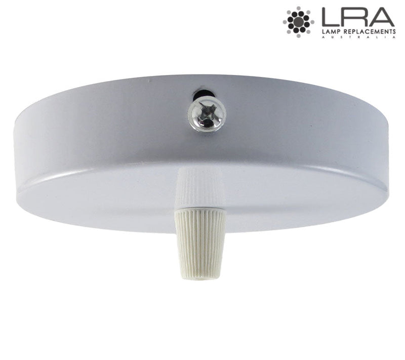 ENDURO Pendant Ceiling Rose E27 White-1