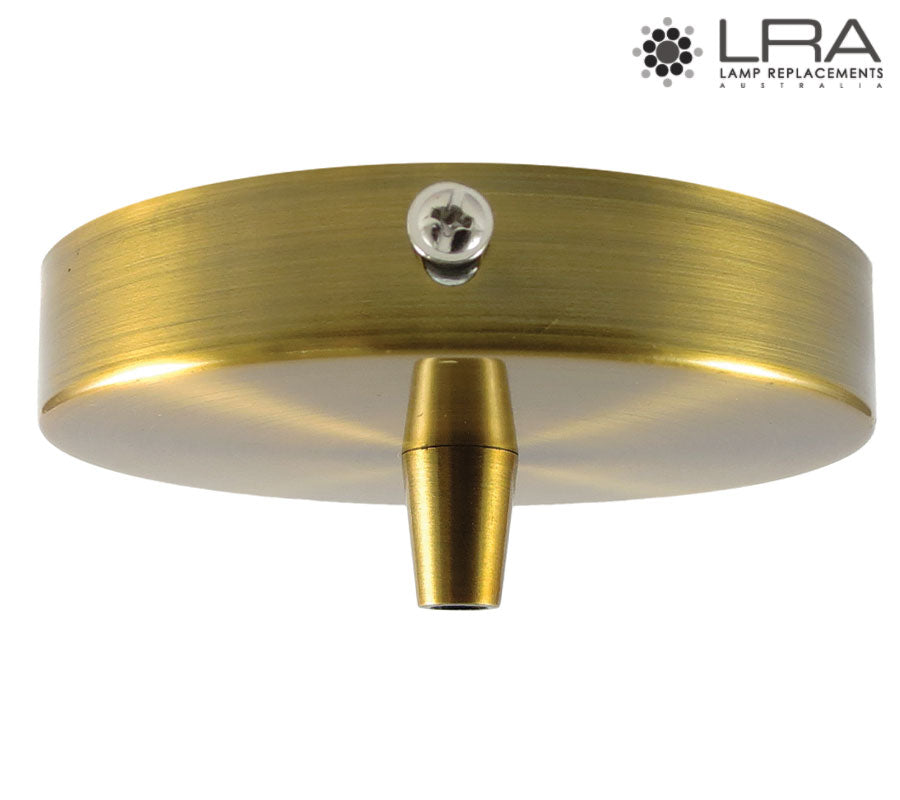 ENDURO Pendant Ceiling Rose E27 Antique Brass