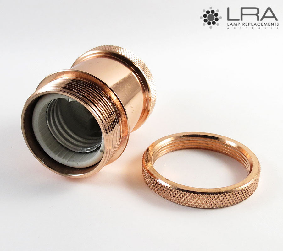 ENDURO Pendant Lamp Holder E27 Rose Gold-3