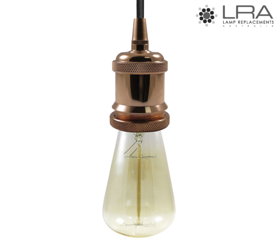 ENDURO Pendant Lamp Holder E27 Rose Gold