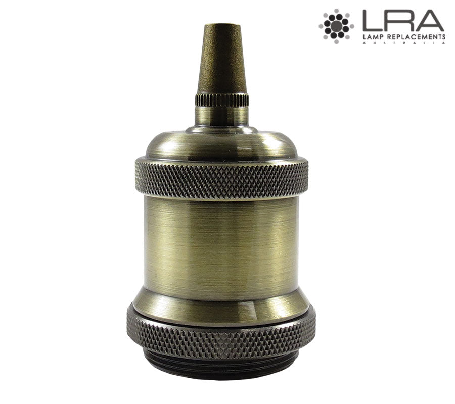ENDURO Pendant Lamp Holder E27 Antique Brass-2