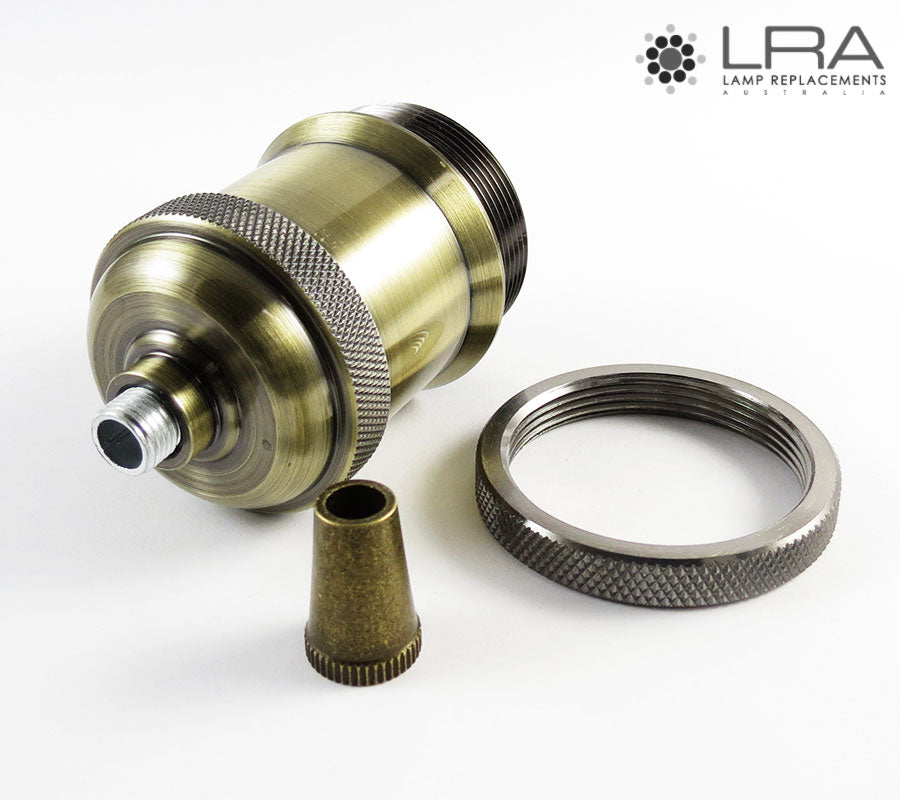 ENDURO Pendant Lamp Holder E27 Antique Brass-4