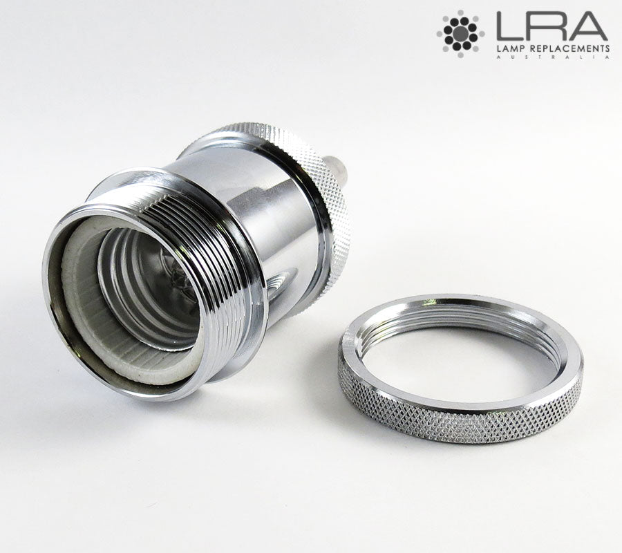 ENDURO Pendant Lamp Holder E27 Stainless Steel-3