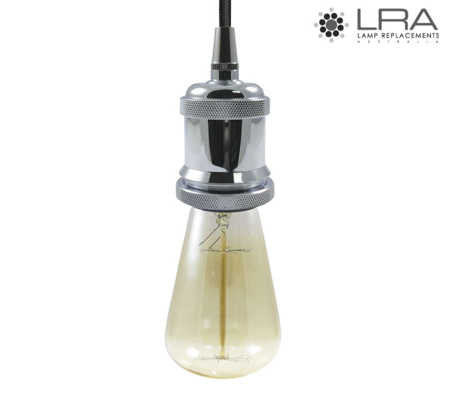 ENDURO Pendant Lamp Holder E27 Stainless Steel
