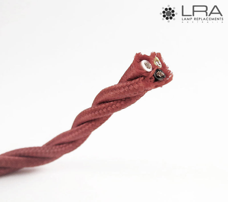 ENDURO Cable Twist 3-Core Burgundy-2