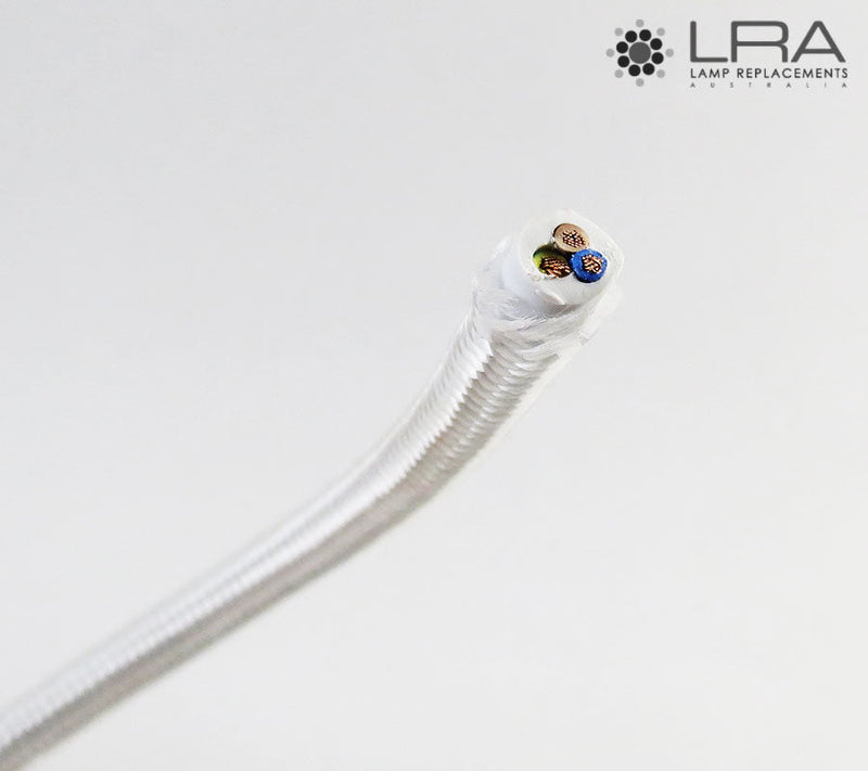 ENDURO Cable Braided 3-Core White-2