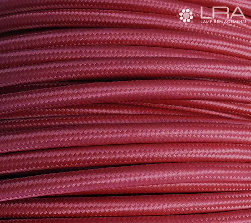 ENDURO Cable Braided 3-Core Burgundy-1