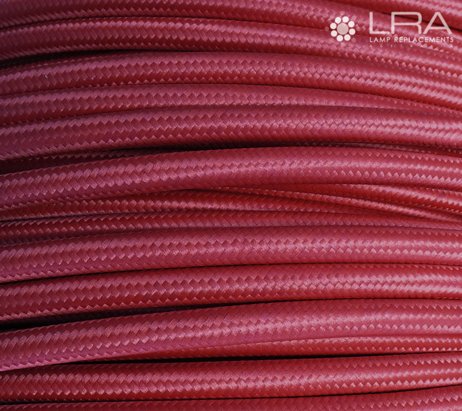 ENDURO Cable Braided 2-Core Burgundy-1