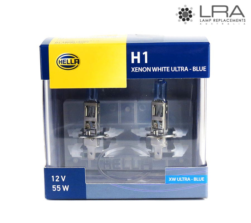 HELLA H1 Headlight Set 55W 12V P14.5s Xenon Blue-1