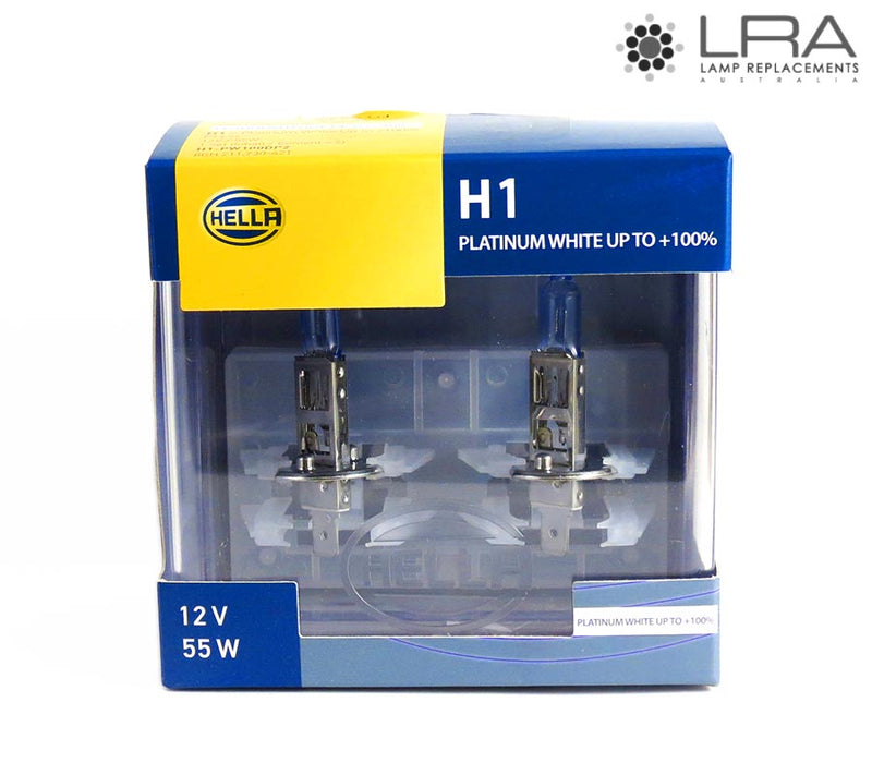 HELLA H1 Headlight Set 55W 12V P14.5s Platinum-1