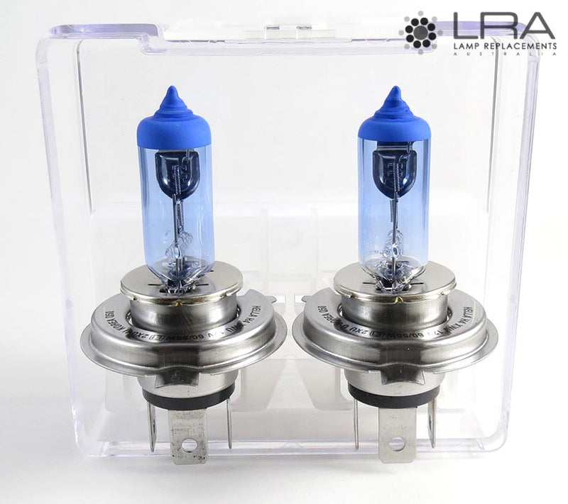 HELLA H4 Headlight Set 60/55W 12V P43t Xenon Blue-2