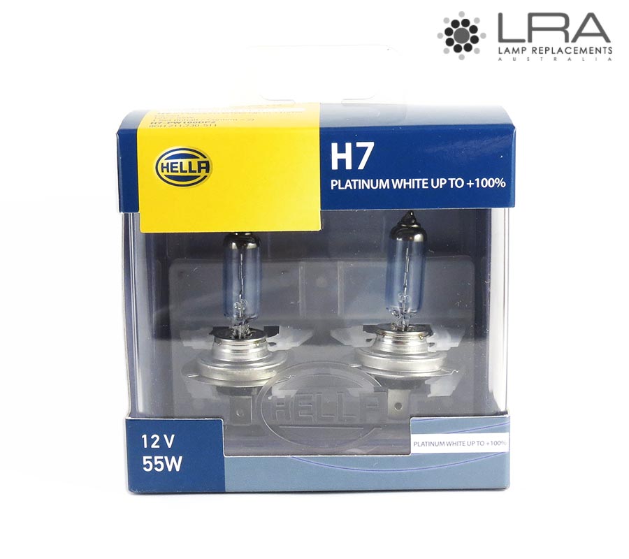 HELLA H7 Headlight Set 55W 12V PX26d Platinum-1