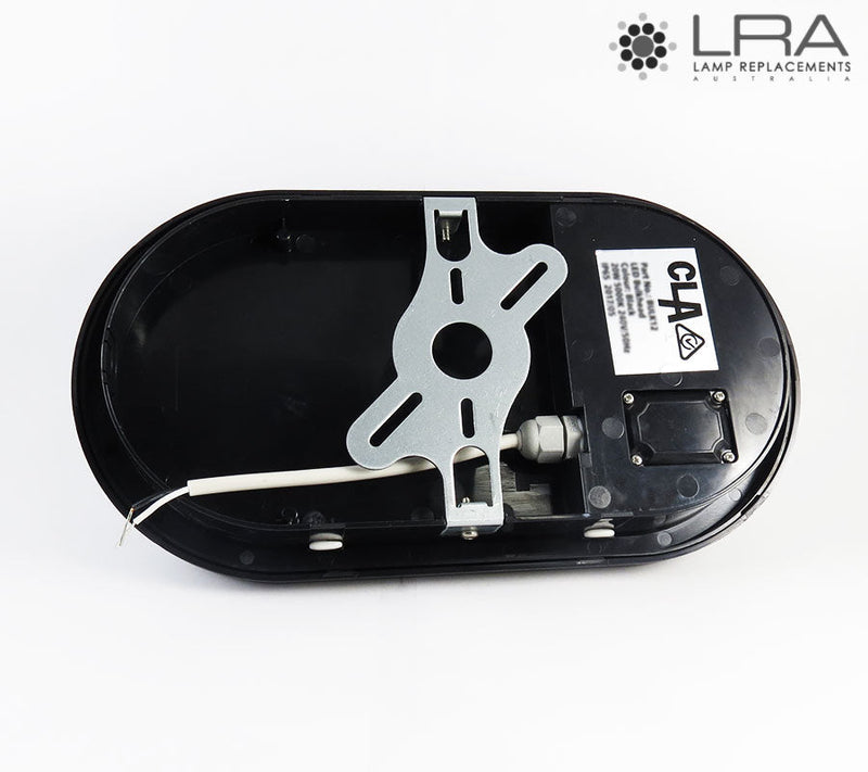 CLA LED Bulkhead with Cage Guard 20W 5000K Black-3