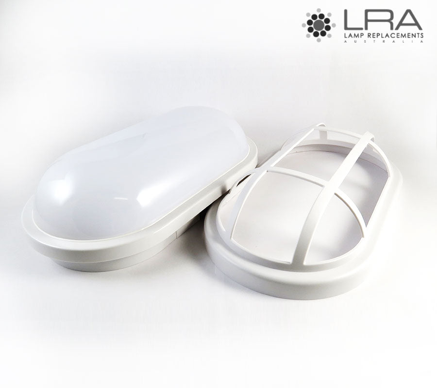 CLA LED Bulkhead with Cage Guard 20W 3000K White