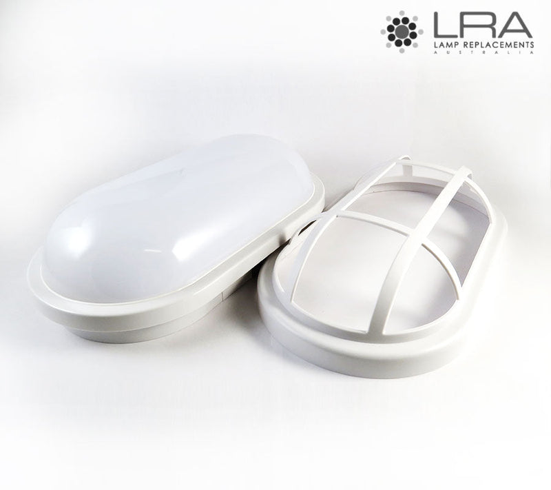 CLA LED Bulkhead with Cage Guard 20W 3000K White-2