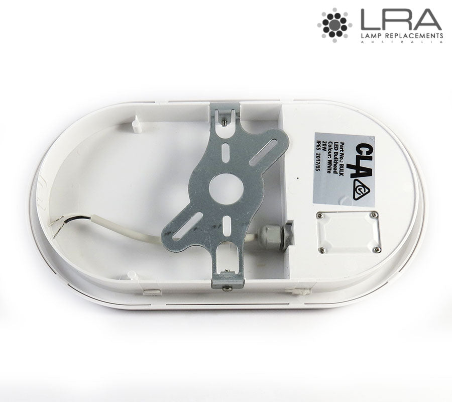 CLA LED Bulkhead with Cage Guard 20W 5000K White-3