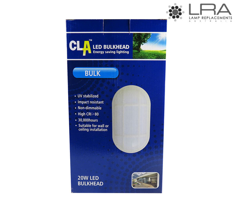 CLA LED Bulkhead with Cage Guard 20W 5000K White-4