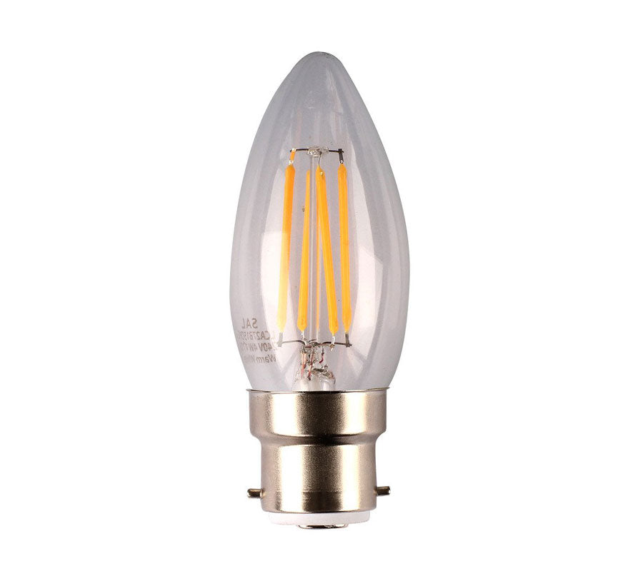 SUNNY LED Candle Filament 4W B22 Warm White-1