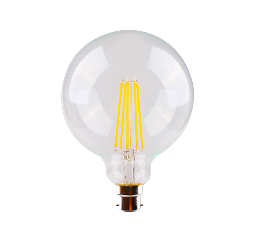 SUNNY LED Spherical G125 8W B22 Filament Daylight